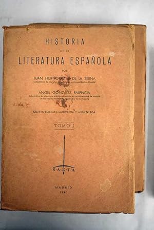 Seller image for Historia de la literatura espaola for sale by Alcan Libros