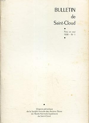 Image du vendeur pour BULLETIN DE SAINT-CLOUD - paru en mai 1970 - N1. mis en vente par Le-Livre