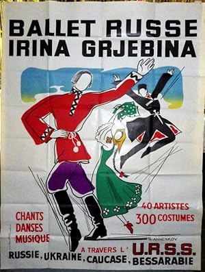 Ballet Russe Irina Grjebina poster;