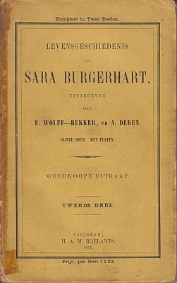 Levensgeschiedenis van Sara Burgerhart. Vijfde druk, met platen. Goedkoope uitgaaf.