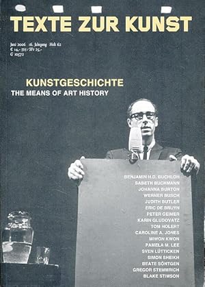 Seller image for Texte zur Kunst. 16. Jahrgang, Heft 62, 2006. Kunstgeschichte. for sale by Fundus-Online GbR Borkert Schwarz Zerfa