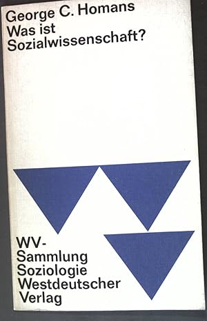 Bild des Verkufers fr Was ist Sozialwissenschaft?; WV-Sammlung Soziologie; zum Verkauf von books4less (Versandantiquariat Petra Gros GmbH & Co. KG)