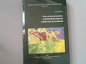 Bild des Verkufers fr Eine prozessorientierte landschaftskologische Gliederung Deutschlands: Ein konzeptioneller und methodischer Beitrag zur Typisierung von Landschaften . (Forschungen zur deutschen Landeskunde). zum Verkauf von Antiquariat Bookfarm