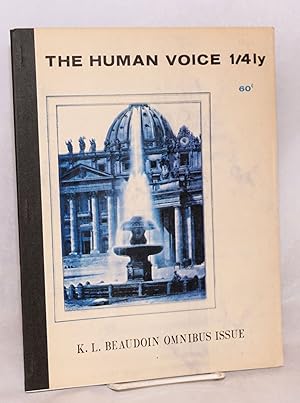 Seller image for The human voice quarterly; vol. 2, no. 2 (May 1966) for sale by Bolerium Books Inc.