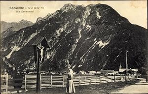 Ansichtskarte / Postkarte Scharnitz in Tirol, schöne Detailansicht