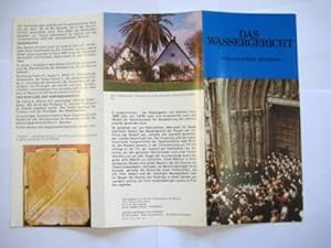 Seller image for Folleto Turistico - Tourist Brochure: DAS WASSERGERICHT. Von Valencia (Spanien) for sale by Librera Maestro Gozalbo