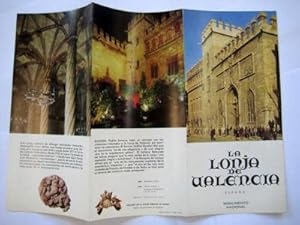 Folleto Turistico - Tourist Brochure: LA LONJA DE VALENCIA. España.