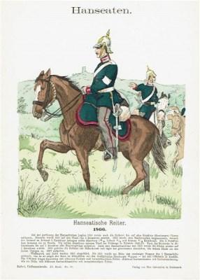Hanseaten. Hanseatische Reiter 1866.