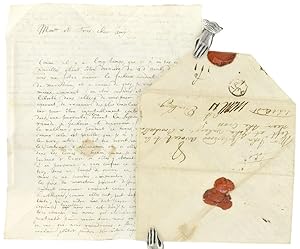 Pair of Autograph Letters Signed by Johan vander Burk in Holland, in French, to Spottiswoode in E...