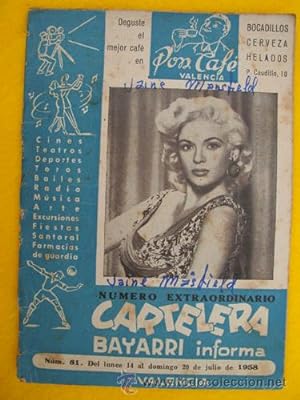 CARTELERA BAYARRI. Núm 81 - Octubre 1958
