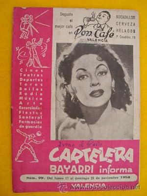 CARTELERA BAYARRI. Núm 99 - Abril 1958