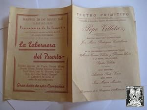 Folleto Publicidad - Advertising Brochure : TEATRO PRIMITIVO. 1947