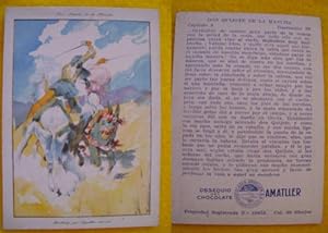 Antiguo Cromo Publicidad - Old Advertising Card : Don Quijote de la Mancha. Cap.9 - Nº 10. Ilustr...
