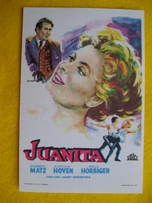 Folleto de mano cine - Cinema hand brochure : JUANITA.