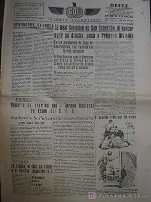 GOL DIARIO DEPORTIVO. Año II núm 216 lunes 14 de abril 1941