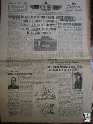 GOL DIARIO DEPORTIVO. Año II núm 228 lunes 28 de abril 1941