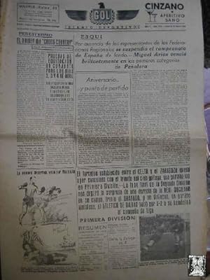 Seller image for GOL DIARIO DEPORTIVO. Ao II nm 205 lunes 31 de marzo 1941 for sale by LIBRERA MAESTRO GOZALBO