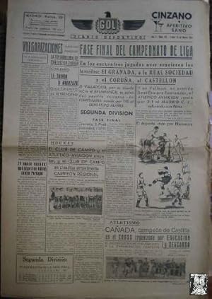 Seller image for GOL DIARIO DEPORTIVO. Ao II nm 187 lunes 10 de marzo 1941 for sale by LIBRERA MAESTRO GOZALBO