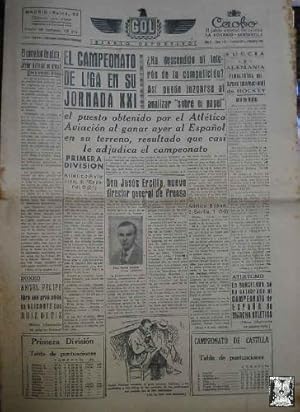 Seller image for GOL DIARIO DEPORTIVO. Ao II nm 175 lunes 24 de febrero 1941 for sale by LIBRERA MAESTRO GOZALBO