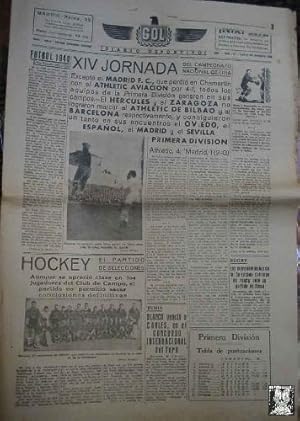 Seller image for GOL DIARIO DEPORTIVO. Ao 1 nm 127 lunes 30 diciembre 1940 for sale by LIBRERA MAESTRO GOZALBO