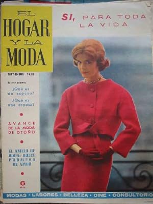 EL HOGAR Y LA MODA. Septiembre 1958. Nº 1360