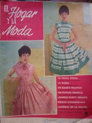 EL HOGAR Y LA MODA. Julio 1959.