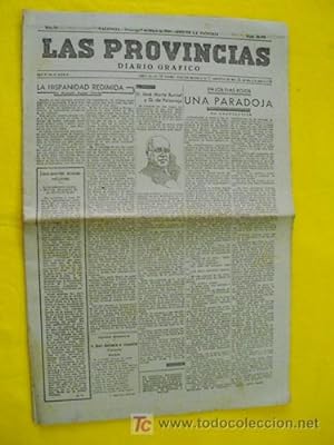 LAS PROVINCIAS. Diario Gráfico. 7 mayo 1939.