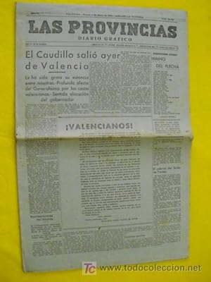 LAS PROVINCIAS. Diario Gráfico. 6 mayo 1939.