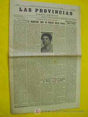 LAS PROVINCIAS. Diario Gráfico. 19 abril 1939.