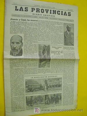 LAS PROVINCIAS. Diario Gráfico. 19 octubre 1934