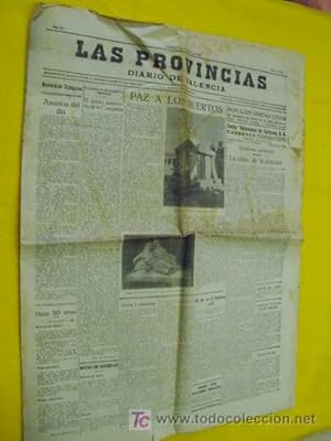 LAS PROVINCIAS. Diario de Valencia. 2 noviembre 1930