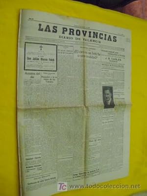 LAS PROVINCIAS. Diario de Valencia. 31 octubre 1930