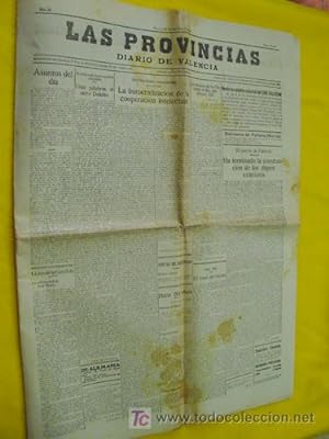 LAS PROVINCIAS. Diario de Valencia. 23 octubre 1930