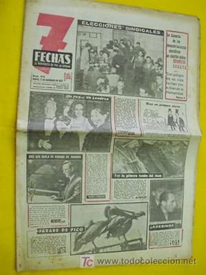 7 FECHAS. El Periódico de Toda la Semana. Nº 416. Septiembre 1957