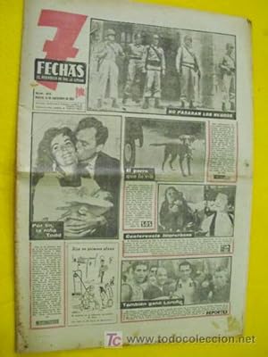 7 FECHAS. El Periódico de Toda la Semana. Nº 415. Septiembre 1957