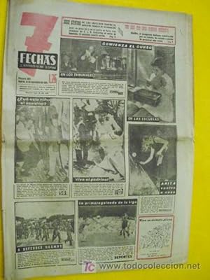 7 FECHAS. El Periódico de Toda la Semana. Nº 468. Septiembre 1958