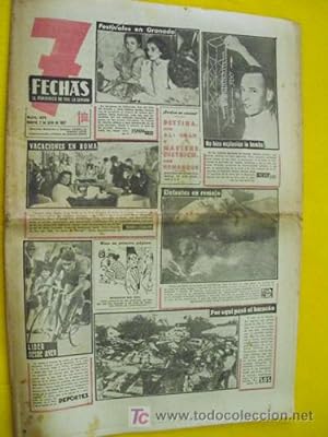 7 FECHAS. El Periódico de Toda la Semana. Nº 405. Julio 1957