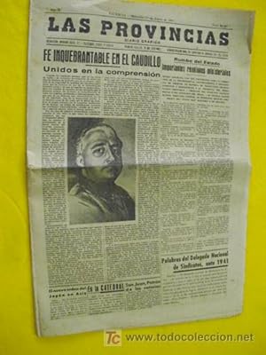 LAS PROVINCIAS. Diario Gráfico. 1 Enero 1941