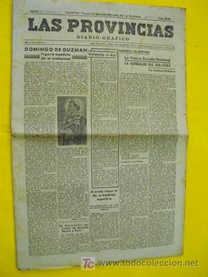 LAS PROVINCIAS. Diario Gráfico. 4 Agosto 1939.