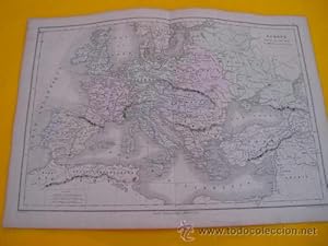 Antiguo Mapa - Old Map : EUROPE pendant le XVIII