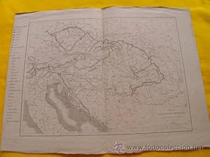 Antiguo Mapa - Old Map : EMPIRE D'AUTRICHE - HONGRIE