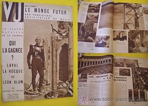 Antiguo Periódico - Old Journal : VU - Le Monde Futur de Wells. Nº 404 - Decembre 1935