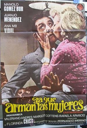 Seller image for Cartel cine - Movie Poster : LA QUE ARMAN LAS MUJERES - Original for sale by LIBRERA MAESTRO GOZALBO