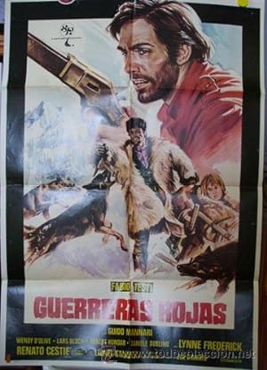 Bild des Verkufers fr Cartel cine - Movie Poster : GUERRERAS ROJAS - Original zum Verkauf von LIBRERA MAESTRO GOZALBO