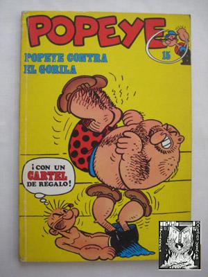 POPEYE Nº 15. Popeye contra el gorila.