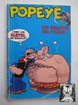 POPEYE Nº 17. Los Gigantes del Volcan.