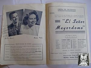 Folleto Publicidad - Advertising Brochure : EL MICALET, VELADA DE HONOR. VALENCIA 1948