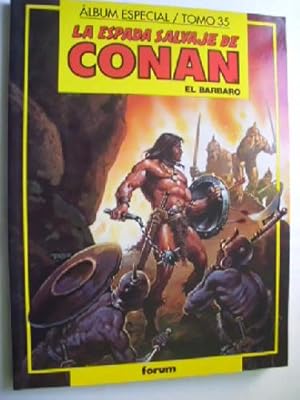 LA ESPADA SALVAJE DE CONAN EL BÁRBARO. Album Especial, con tres números. Tomo 35