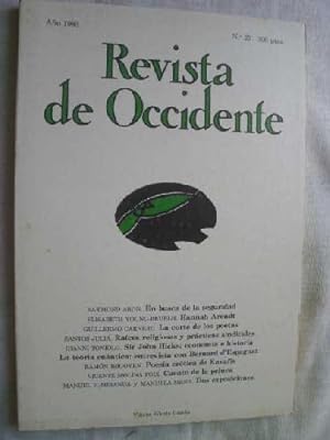 REVISTA DE OCCIDENTE, Nº 23, 1983