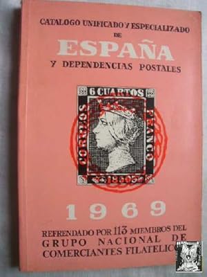 CATÁLOGO UNIFICADO Y ESPECIALIZADO DE ESPAÑA Y DEPENDENCIAS POSTALES 1969